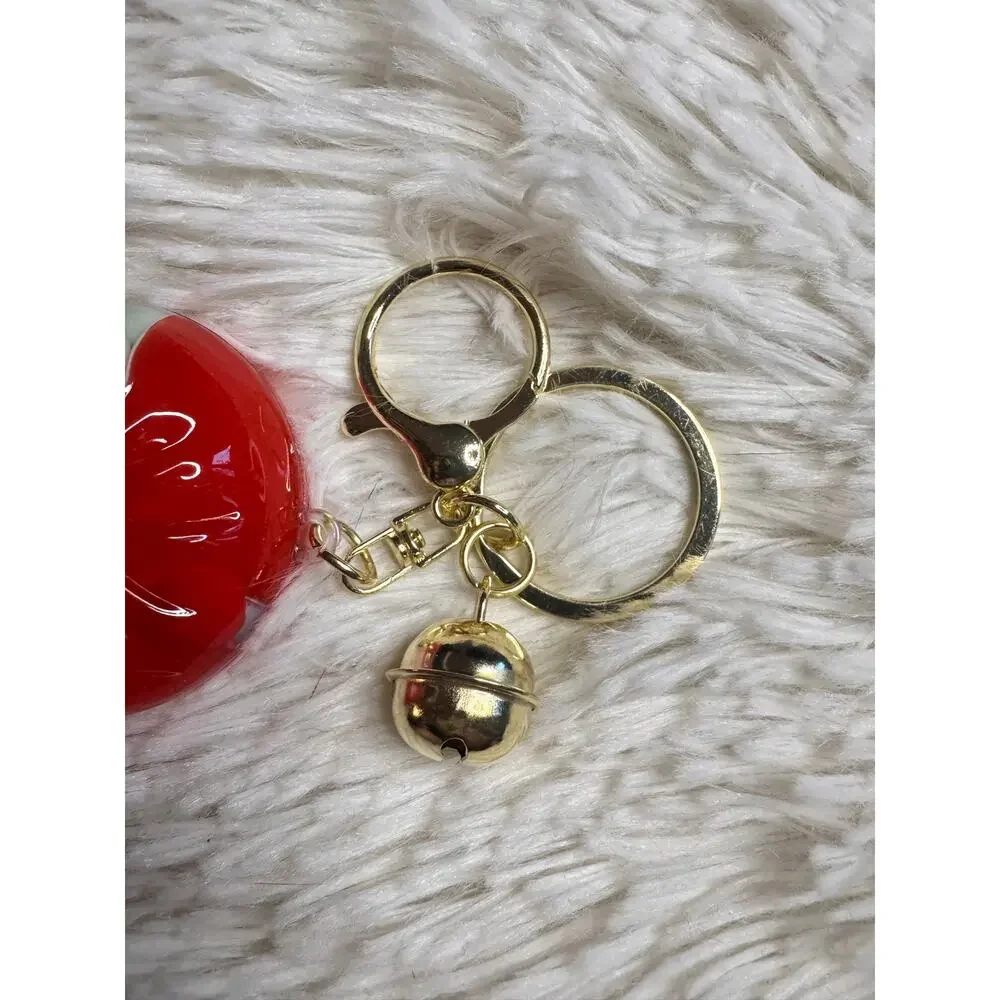 Cute acrylic Dumpling Keychains Mystery Set, Hard Shell 3D Bun Shaped Fidget